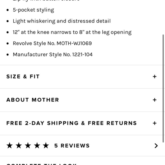 MOTHER JEANS HIGH WAISTER LOOKER GETALONGS SOLD OUT SIZE 30/29 - Picture 2 of 9